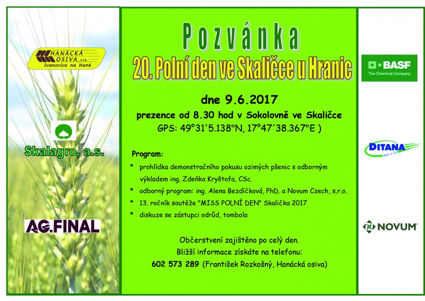20.Polní den ve Skaličce u Hranic 20.Polní den ve Skaličce u Hranic