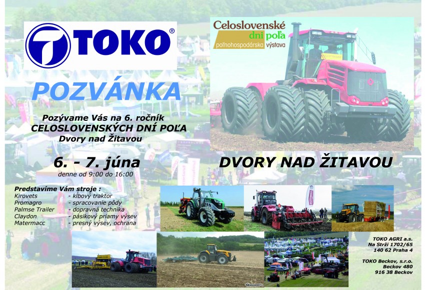 6. ročník Celoslovenských dní poľa 6. ročník Celoslovenských dní poľa