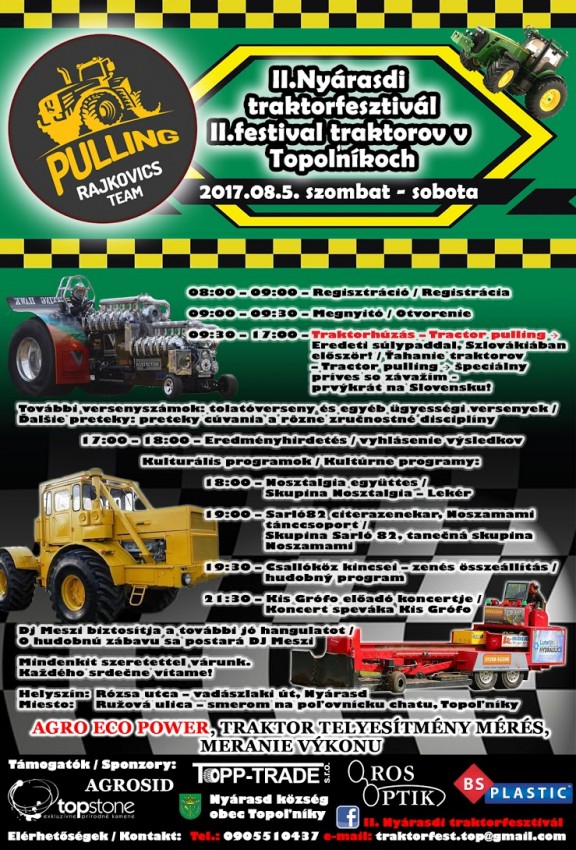 II. festival traktorov v Topoľníkoch II. festival traktorov v Topoľníkoch