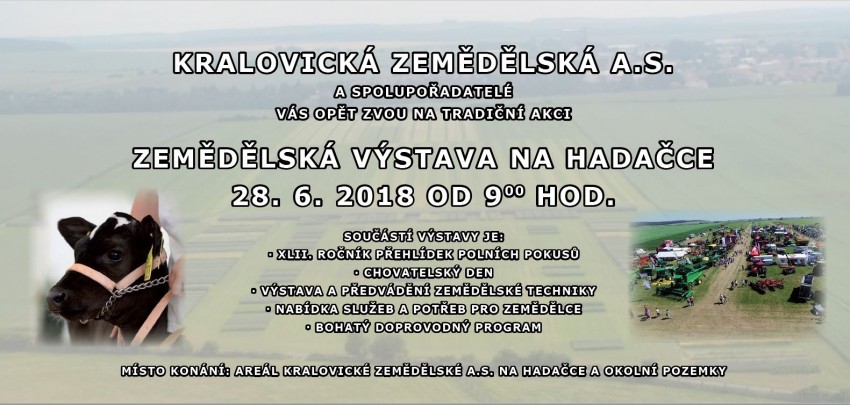 Kralovická zemědělská výstava na Hadačce Kralovická zemědělská výstava na Hadačce