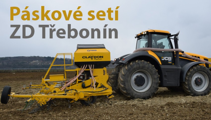 Secí stroj Claydon 4.8.m - ZD Třebonín