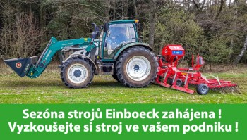 Sezóna strojů Einboeck právě probíhá! Sezóna strojů Einboeck právě probíhá!