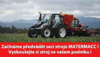 Začínáme předvádět secí stroje Matermacc ! Začínáme předvádět secí stroje Matermacc !