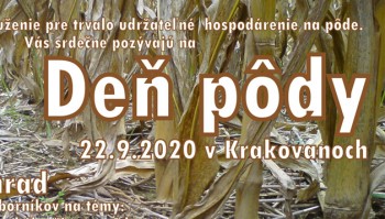Deň pôdy 22.9.2020 Krakovany Deň pôdy 22.9.2020 Krakovany
